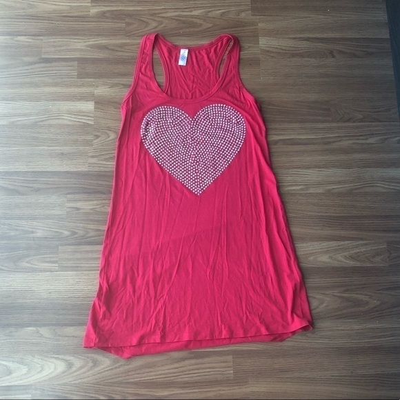 Melao Red Heart Dress - Picture 2 of 15